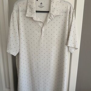 Adidas Men's Polo with Subtle Pattern